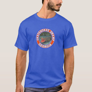 Okefenokee Sumpf Georgia Vintage Alligator Gator T T-Shirt