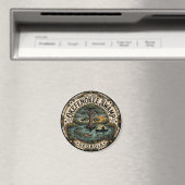 Okefenokee-Sumpf USA Magnet (In Situ (Geschirrspüler))