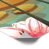 Okefenokee Swamp Cartoon Reiseplakat Poster (Ecke)