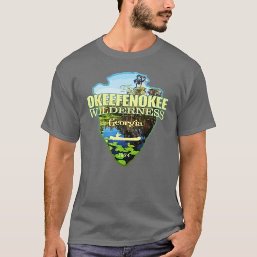 Okefenokee Wilderness Pfeilspitze T-Shirt (Vorderseite)