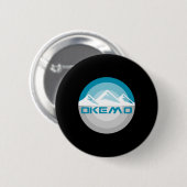 Okemo Berg Vermont Retro Vintage Snowboard Ski Button (Vorne & Hinten)
