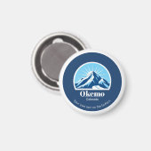 Okemo Colorado Skigebiet Souvenirgeschenk Magnet (Vorderseite/Rückseite)