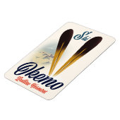 Okemo Ludlow Vermont Skiposter Magnet (Linke Seite)
