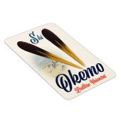 Okemo Ludlow Vermont Skiposter Magnet (Rechte Seite)