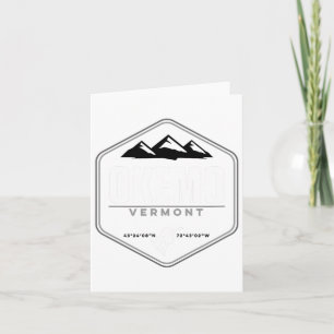Okemo Mountain Vermont Graphic Snowboard T Shirt Karte