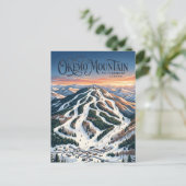 Okemo Mountain Vermont Postkarte (Stehend Vorderseite)