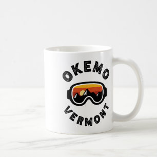Okemo Skifahren Ski Snowboarden in Vermont, New En Kaffeetasse