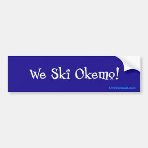 Okemo Skiort Autoaufkleber