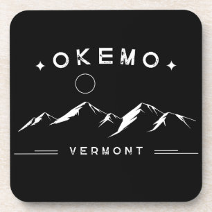 Okemo Vermont Berg Getränkeuntersetzer