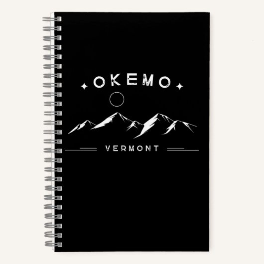 Okemo Vermont Notizblock (Vorderseite)