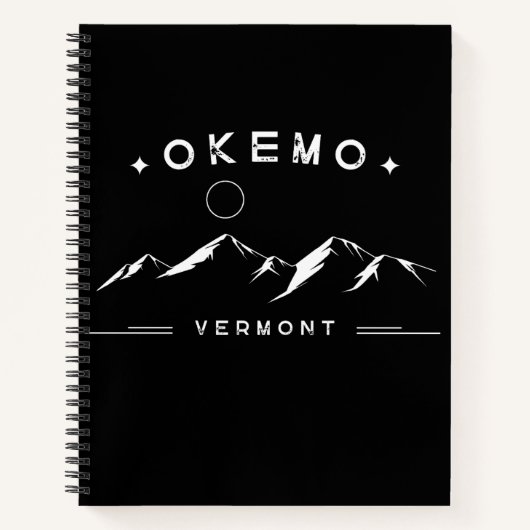 Okemo Vermont Notizblock (Vorderseite)