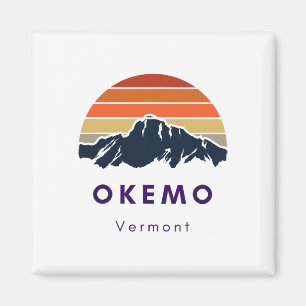 Okemo Vermont Skifahren Snowboarden Wanderer Gesch Magnet