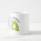 Okey Croak-ey Funny Frog Pub Kaffeetasse (Vorderseite Links)