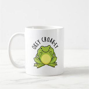 Okey Croak-ey Funny Frog Pub Kaffeetasse
