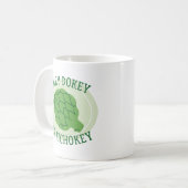 Okey Dokey Artichokey Kaffeetasse (Vorderseite Links)