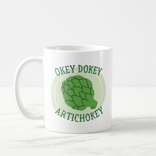Okey Dokey Artichokey Kaffeetasse (Links)