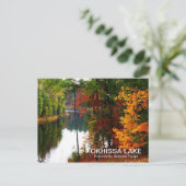 Okhissa-See - Homochitto Nationalwald Postkarte (Stehend Vorderseite)
