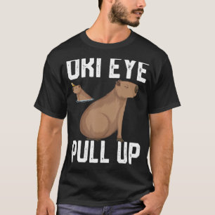 Oki Auge ziehen für Männer Mädchen Capybara Mem T-Shirt