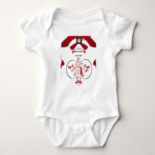 Oki Doki Weihnachtsmann! Baby Strampler