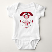 Oki Dokie Santa! Baby Strampler (Vorderseite)