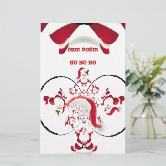 Oki Dokie Santa! Briefpapier (Stehend Vorderseite)