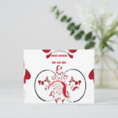 Oki Dokie Santa! Feiertagspostkarte (Stehend Vorderseite)