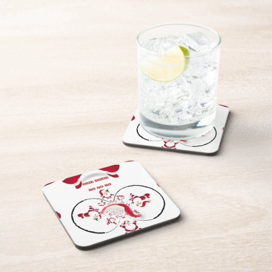 Oki Dokie Santa! Getränkeuntersetzer (Rechte Seite)