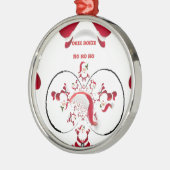 Oki Dokie Santa! Ornament Aus Metall (Links)