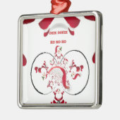 Oki Dokie Santa! Ornament Aus Metall (Links)