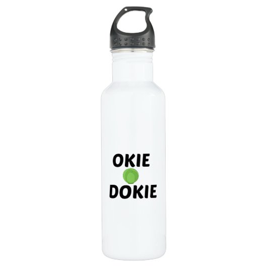 OKIE DOKIE EDELSTAHLFLASCHE (Vorderseite)