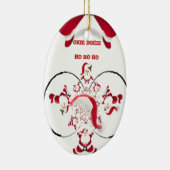 Okie Dokie Hospho Weihnachtsfest Keramikornament (Rechts)