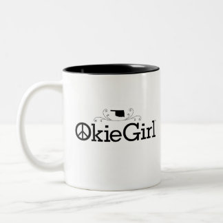 Okie Girl Oklahoma Zwei-Tone-Tasse Zweifarbige Tasse