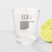 OKIE Oklahoma Schnapsglas (Rückseite)