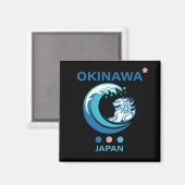 Okinawa Insel Japan Magnet (Vorderseite/Rückseite)