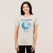 Okinawa Island Japan Tri-Blend Shirt (Vorderseite voll)
