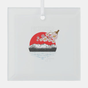 Okinawa Japan Cherry Blossom Ornament Aus Glas