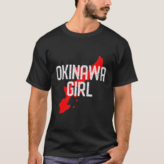 Okinawa Japan Girl Gift Sweater T-Shirt (Vorderseite)