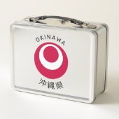 Okinawa, Japan Metall Brotdose (Rückseite)