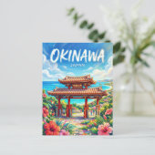 Okinawa Japan Postkarte (Stehend Vorderseite)