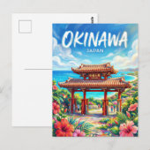 Okinawa Japan Postkarte (Vorne/Hinten)