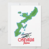 Okinawa Japan Reisekarte (Rückseite)