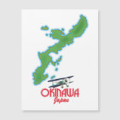Okinawa Japan Reisekarte Magnetkarte (Vorderseite)