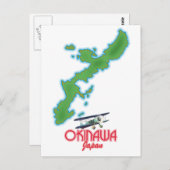 Okinawa Japan Reisekarte Postkarte (Vorne/Hinten)