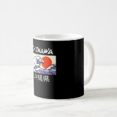 Okinawa Japan Wave Beach Island Kaffeetasse (VorderseiteRechts)