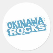 Okinawa Rocks Sticker (Vorderseite)