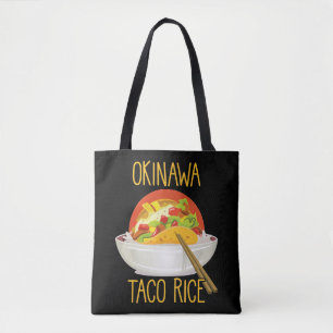 Okinawa Taco Reis japanische Küche Japan Feinschm Tasche