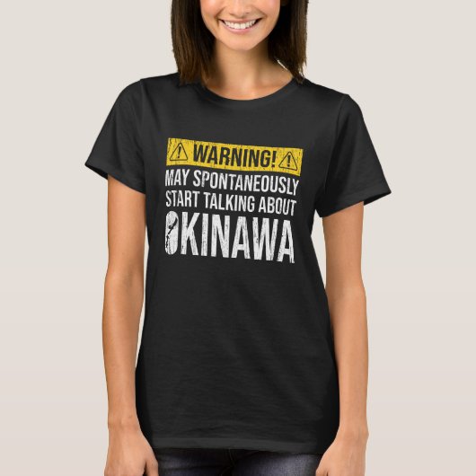 Okinawa Warning Ladys T - Shirt (Vorderseite)