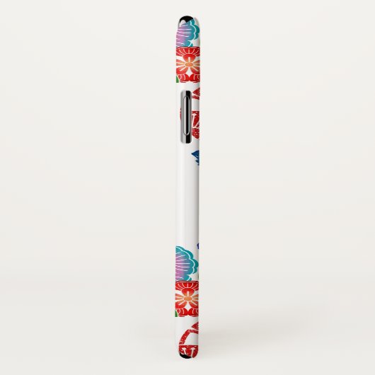 okinawan bingata Art-Musterkunst Case-Mate iPhone Hülle (Hinten/Rechts)