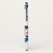 okinawan bingata Art-Musterkunst Case-Mate iPhone Hülle (Hinten/Links)