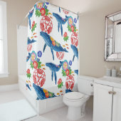 okinawan bingata Artmuster-Duschvorhang Duschvorhang (Beispiel)